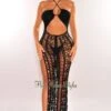 Black Crochet Cut Out Criss Cross Halter Open Back Cover Up Dress 1 Black Crochet Cut Out Criss Cross Halter Open Back Cover Up Dress -rehab shop black crochet cut out criss cross halter open back cover up dress hot miami styles 579020