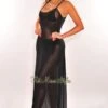 Black Mesh Sheer Spaghetti Straps Maxi Dress Cover Up -rehab shop black mesh sheer spaghetti straps maxi dress cover up hot miami styles 580154