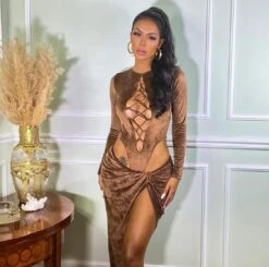 Latte Suede Lace Up Long Sleeve Bodysuit Slit Skirt Two Piece Set 7 Latte Suede Lace Up Long Sleeve Bodysuit Slit Skirt Two Piece Set -rehab shop latte suede lace up long sleeve bodysuit slit skirt two piece set hot miami styles 990218