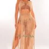 Mocha Halter Crochet Knit Fringe Open Back Tie Up Cover Up 1 Mocha Halter Crochet Knit Fringe Open Back Tie Up Cover Up -rehab shop mocha halter crochet knit fringe open back tie up cover up hot miami styles 235492