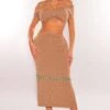 Mocha Ribbed Knit Halter Off Shoulder Wrap Around Slit Skirt Two Piece Set 1 Mocha Ribbed Knit Halter Off Shoulder Wrap Around Slit Skirt Two Piece Set -rehab shop mocha ribbed knit halter off shoulder wrap around slit skirt two piece set hot miami styles 136897