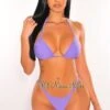 Purple Padded Triangle Scrunch Butt Bikini + Headband 2 Purple Padded Triangle Scrunch Butt Bikini + Headband -rehab shop purple padded triangle scrunch butt bikini headband hot miami styles 956345